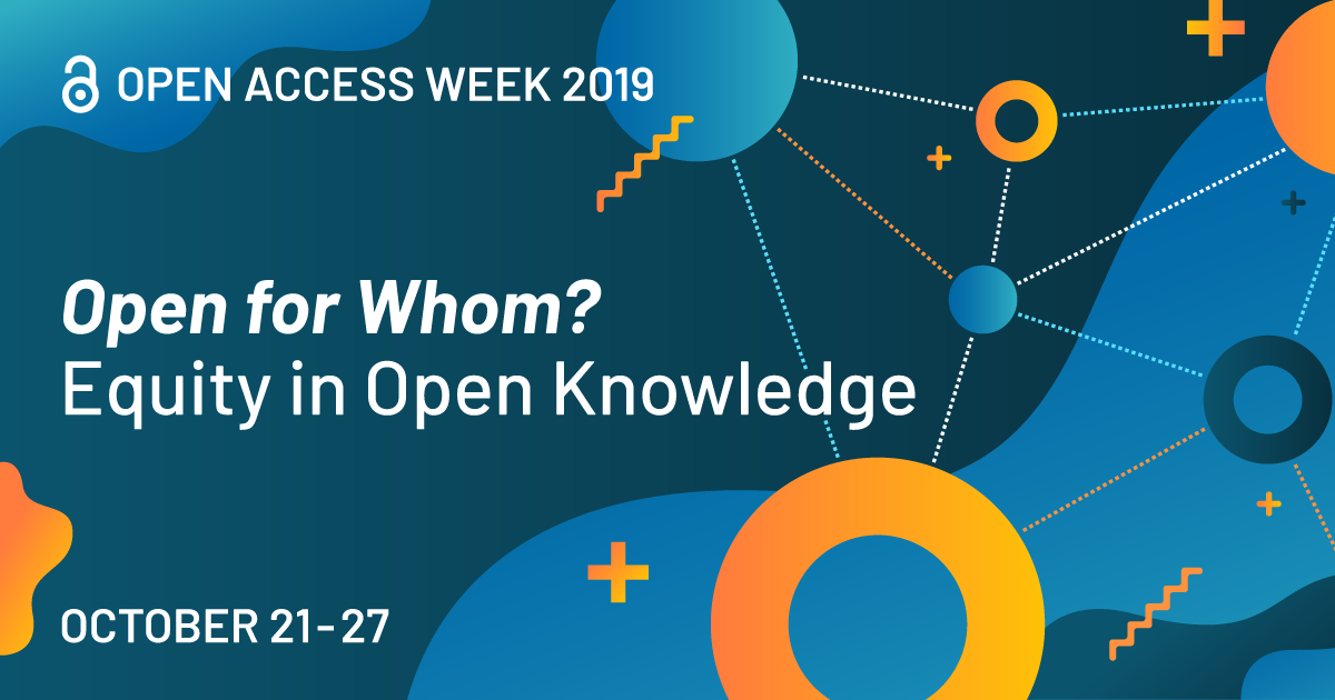 Read more about the article International Open Access Week 2019 unter dem Motto „Open for Whom? Equity in Open Knowledge!“